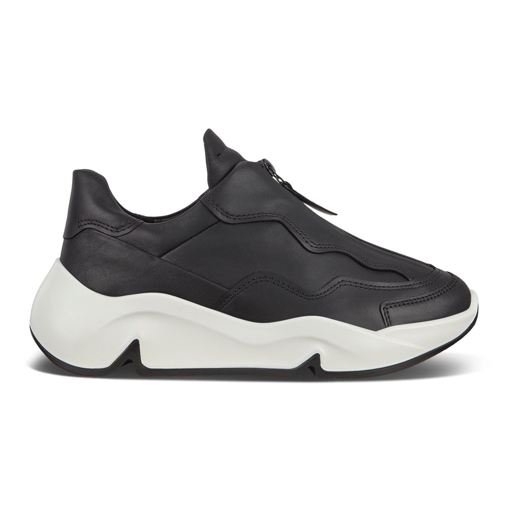 Tenis Mujer - ECCO Chunky Zippered - Negros - GKU231608